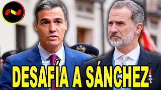 Felipe VI DESAFÍA a Sánchez y VUELVE a Valencia el martes [upl. by Niloc519]