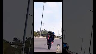 BIKE STUNT 🏍️ MAN WILL BHI MAN BIKE LOVER 😜ONE LIKE stuntvideo bikersofinstagram minivlogbike [upl. by Jami]