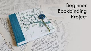 BEGINNER BOOKBINDING PROJECT  Art Journal [upl. by Arze]