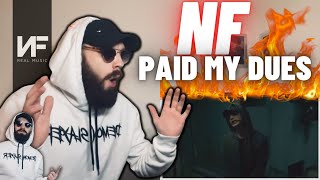 TeddyGrey Reacts to “NF  PAID MY DUES”  FIRST TIME REACTION [upl. by Niklaus]