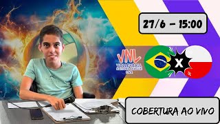 POLÔNIA X BRASIL AO VIVO COM IMAGENS  LIGA DAS NAÇÕES DE VÔLEI MASCULINO 2024 [upl. by Emlin]