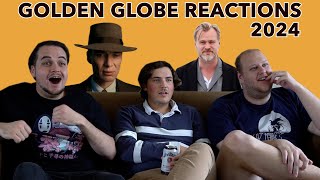 2024 Golden Globes Winners  REACTIONS [upl. by Nylleoj]