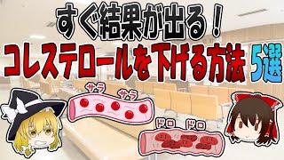 すぐ結果が出る！コレステロールを下げる方法5選【ゆっくり解説】 [upl. by Pembroke]