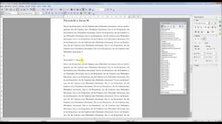 Wissenschaftliches Arbeiten mit A OpenOffice Writer Erstellung einer Dokumentvorlage [upl. by Aciram909]