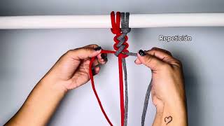 Tutorial Friendship Knot nudo de la amistad [upl. by Sanjay]