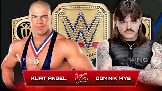 WWE 2K24  Kurt Angle VS Dominik Mysterio  WWE [upl. by Isleana373]