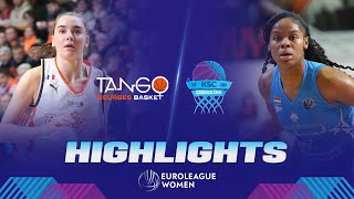 Tango Bourges Basket v Atomeromu KSC Szekszard  Gameday 5  Highlights  EuroLeague Women 202223 [upl. by Akenehs]