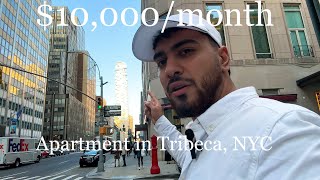 NYC Financial District  Tribeca 10000 per month Apartment tour [upl. by Assek776]