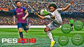 PES 19 FOR ANDROID amp IOS FREE DOWNLOAD APKOBBDATAWITH 4K ULTRA SETTINGSGRAPHICS [upl. by Anirtep417]