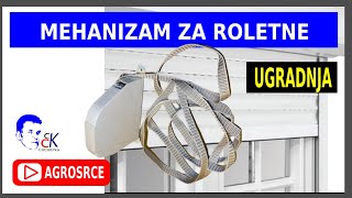 MEHANIZAM ZA ROLETNE Kako zameniti [upl. by Ademla]