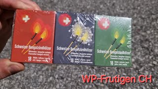 Schweizer Bengalzündhölzer Set von WPFrutigen [upl. by Roana838]