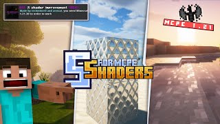 5 SHADERS TERBAIK MIRIP SILDUR  Di Minecraft PE 121  MCPE Render Dragon Low End Device [upl. by Bonar]