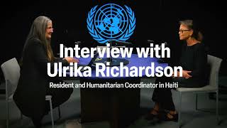 UN Coordinator Ulrika Richardson on the current situation in Haiti via UN News [upl. by Rovaert]