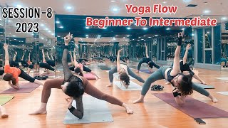 Session8 2023 Yoga Flow Full Class  Beginner To Intermediate  Yoga With Sandeep  Vietnam [upl. by Atteuqal674]