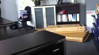 NBF L shaped desk assembly service video in DC MD VA by Furniture assembly experts LLC [upl. by Inama52]