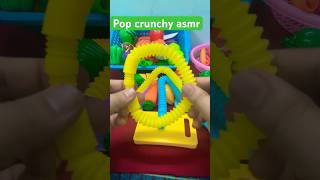 ASMR  Pop tube antistress relaxing ASMR Pop tube Crunchy making Satisfying youtube shortvide [upl. by Azile]