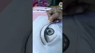 hyper realistic eye drawing  yt short viral [upl. by Rizzo95]