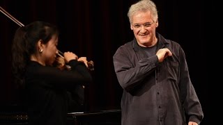 Pinchas Zukerman Violin  Viola Masterclass 2014 [upl. by Dorisa341]