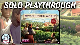 Viticulture World  Solo Playthrough [upl. by Eneleoj582]