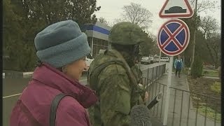 Tensions rise in Crimea [upl. by Brear]