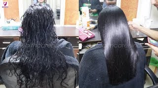 Get Shiny Hair  Hair Silk Treatment Step By Step Straight Hair [upl. by Leksehc]