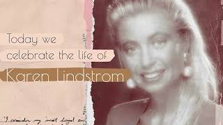 Karen Lindstrom celebrating her life in photos 19682019 [upl. by Inaej84]