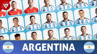 🇦🇷 ARGENTINA Full Squad 2024  FIFA Matchday v Costa Rica El Salvador March 2024  Copa America 2024 [upl. by Malha]