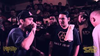 FlipTop  M Zhayt vs Damsa OLD SCHOOL FREESTYLE BATTLE [upl. by Auqcinahs]