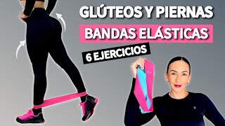 Ejercicios para levantar GLÚTEO CAÍDO y endurecer PIERNAS con BANDAS ELÁSTICAS LIGAS DE RESISTENCIA [upl. by Ynomrah]