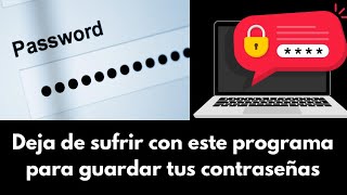 No vuelvas a olvidar tus contraseñas KeePass administrador de passwords [upl. by Noyart]