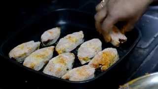 Rawa Fish Fry  Superb Malvani Fish Recipe [upl. by Reyna]