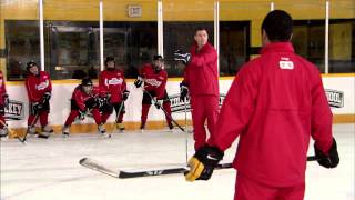 NHL Skills Forechecking From Canadian Tire Hockey School [upl. by Bogusz]