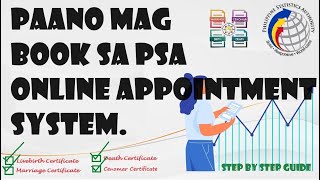 HOW TO BOOK LIVE BIRTH IN PSA ONLINE APPOINTMENT SYSTEM [upl. by Akoek338]