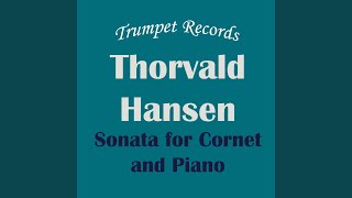 Thorvald Hansen Sonata for Cornet and Piano II Andante Accompaniment Play along Backing track [upl. by Nereids]