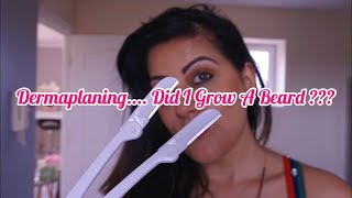 Does Dermaplaning Make Hair Grow Back Thicker   Dermaplaning At Home [upl. by Aekerly]