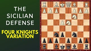 Sicilian Defense  Four Knights Variation [upl. by Namyw]