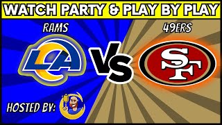 Rams Vs 49ers Week 3 LIVE Watch Party  Play by Play Coverage [upl. by Tuorah]