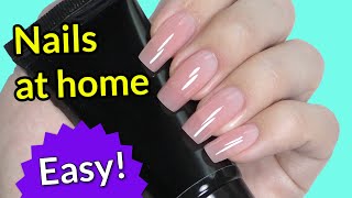 How to Do Nails at Home  3 ways  DIY fake nails no acrylic [upl. by Han]