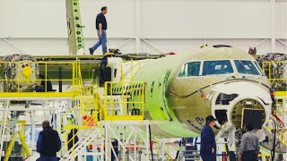 Bombardier Q400 Assembly Line [upl. by Anniala]