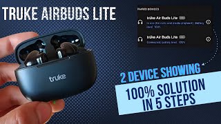 Truke AirBUDS lite  Truke AirBUDS lite one side not working  Truke AirBUDS lite 2 device showing 🔥 [upl. by Leirza509]