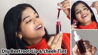 Diy Beetroot Lip amp cheek Tint at home [upl. by Arhoz]