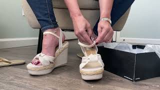 Dolce Vita Wedges Unboxing amp Review  Shoe Fashion Must Haves Rerun [upl. by Rosenfeld]