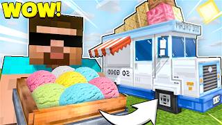 I OPENED AN ICE CREAM TRUCK IN MINECRAFT [upl. by Ahsilyt645]