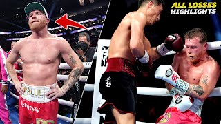 Saul Canelo Alvarez ALL Losses All moments when Canelo got stunned Full Fight Highlights HD Boxing [upl. by Esojnauj]