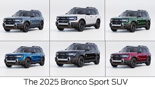 2025 Ford Bronco Sport Colors REVEALED [upl. by Aretta856]