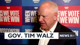 FULL INTERVIEW Gov Tim Walz in La Crosse [upl. by Ilana]