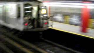 R40 Slant B Trains Leaving Newkirk Avenue [upl. by Rugen665]