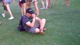 Wasted guy at Coachella 2010  FRIDAY [upl. by Pedrick5]