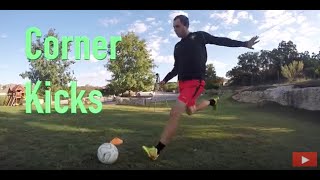 How To Take A Corner Kick in Soccer  Soccer Drills And Techniques [upl. by Jaffe]