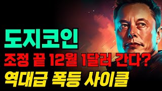 도지코인 조정 끝 12월 1달러 까지 역대급 폭등 사이클 [upl. by Melnick]